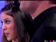 Ana Marco is curious about a fortunate hunk's monster dong