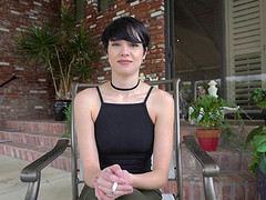 Skinny lady Cadey Mercury is curious about a hardcore shag