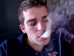 Austin Reid has a special cigar smoking masturbation show