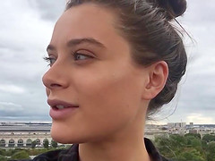 Handsome lover cannot resist Lana Rhoades' amazing curves