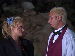 Monica Mayhem cannot resist a gentleman's pulsating pleasure rod
