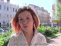 A redhead really wants to become a wellknown and in demand actress. She