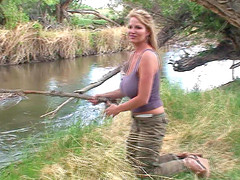 Outdoor plowing session with hot blonde Kelly Madison