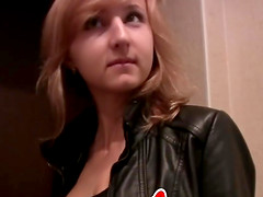 Blonde cutie gets pounded in POV
