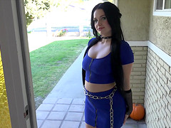 Trina Rush is a chubby babe interested in a hardcore fuck with a man
