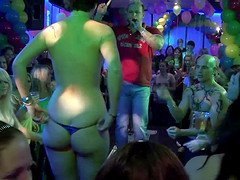 This hardcore sex party starts off with a few volunteers