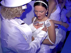 Anabel and Carmen Blue, along with a ton of hot babes get together