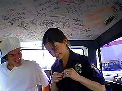 Hot security my ass with some cock right now!