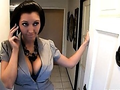 Horny Brunette Cougar Wants Her Boyfriend's Cock in her Pussy