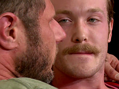 before gay anal sex Kaydin Bennett and Luke Ewing enjoy a blowjob