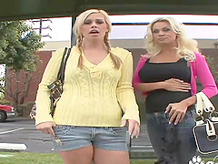 Nikita James and Tara Lynn Foxx rubbing and wanking with vibe