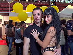 Spaniard Squirts In Public