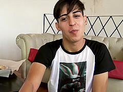 Cameraman Gets His Uncut Cock Sucked By A Shy Latino Boy