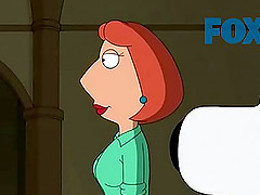 Cartoon porn fuck with Family guy cast pounding in a theatre