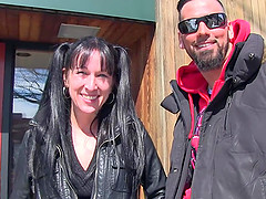 Kinky and wild chick Mercedez Pop likes rough sex with her handsome boyfriend