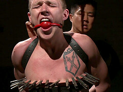 Nothing can turns on gay guy Zane Anders like spanking and a torture