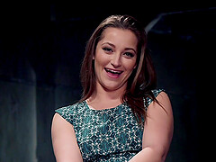 Dani Daniels screams from pleasure while her friends fuck her