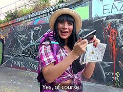 For hot girl  Valentina Ricci nothing is better than a rough sex outside