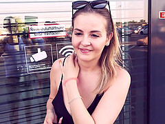 german big natural tits Milf outdoor pick up pov