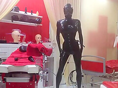 Spending some time at the amazing latex/rubber dungeon