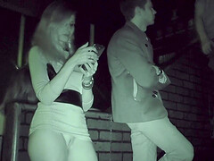 Got naked in a dark corner of a club