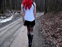 Ashley Sissykins has a fight with her boyfriend and needs a place too stay.