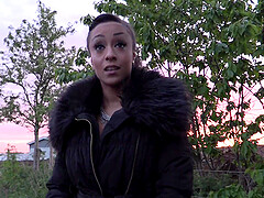 Alyssa Divine spreads her ass for a fake cop to fuck her good
