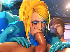 Hot short hair teenie from Resident Evil banged by huge dick soldier