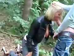 Deutsch facial Blowjob im Freien german blowjob