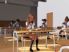 College teacher shemale fucks hard a teenage girl in the dungeon