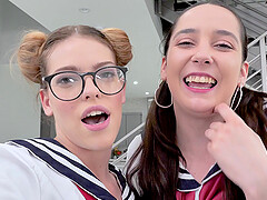 Sexy babe drop her uniform to be fucked by a large black dick