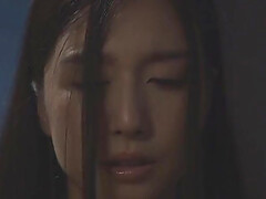 Three Asian lesbians play with dildo (not censored)