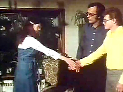 Sexy Lesbian Babes Get Fucked in a Hardcore Threesome - Vintage Porn