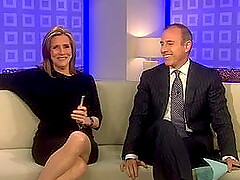 Upskirt on the TV show Meredith Vieira