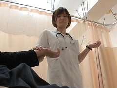 Quickie fucking on the hospital bed with nice tits Kotomi Saeki