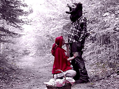 Kinky fucking in the woods with cute redhead chick Brind Love