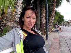 Provocative cougar Franceska Jaimes enjoys getting fucked in the ass