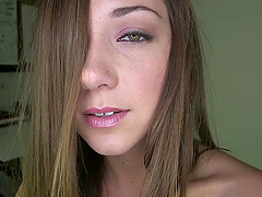 Stunning babe Remy LaCroix makes a guy happy by sucking his cock