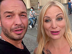 German public flashing sextape in berlin