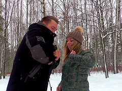 Lovely girl Daniella Margot makes a guy happy by riding his dick