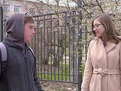 Cum on ass ending after nice fucking with Russian chick Eliza Thorne